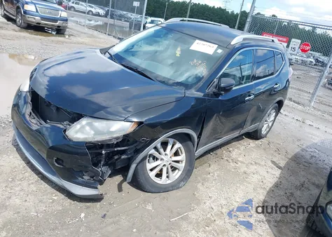 2016 Nissan Rogue Sv from USA, damaged, VIN KNMAT2MT3GP662166
